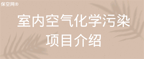 保空服务-室内空气化学污染项目介绍